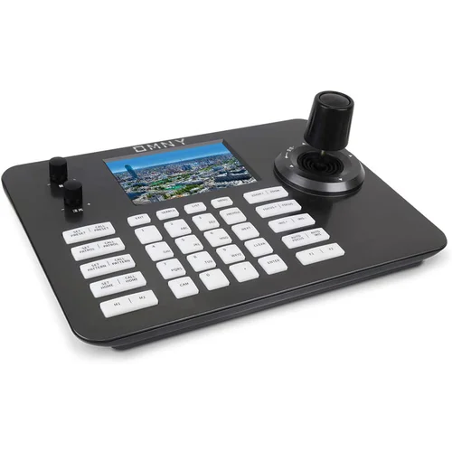 Джойстик OMNY KBD1 для PTZ IP камер, 5" LCD, 802.3af, 12V DC, ONVIF Джойстик OMNY KBD1 для PTZ IP камер, 5" LCD, 802.3af, 12V DC, ONVIF